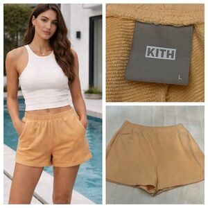 Kith Women's Orange Athletic Shorts Size Large 51722